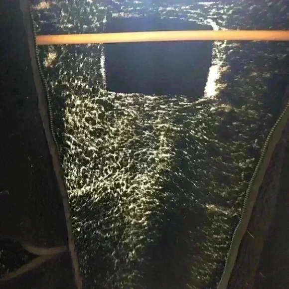 Leoni Black Leather Bomber Biker Jacket with Sherpa Lining Labeled Men's M - Picture 11 of 13